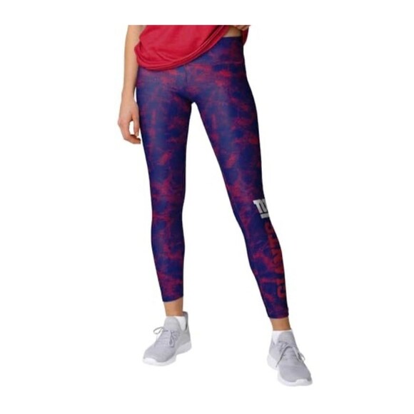FOCO New York Giants NFL Team Color Cloud Leggings  Size X-Large New - Picture 1 of 8